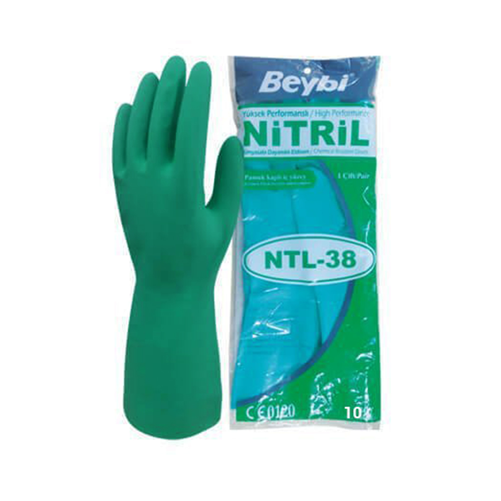 Bulaşık Eldiveni Beybi Ntl-38 Yeşil Uzun :10