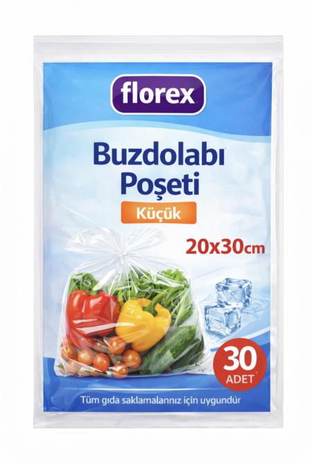 Buzdolabı Poşeti 20x30cm Küçük Florex