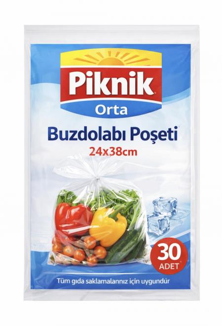 Buzdolabı Poşeti 24x38cm Orta Piknik